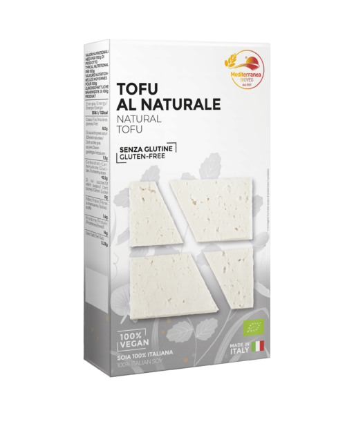 Tofu naturale senza glutine